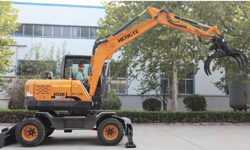 Колесный экскаватор HENGTE HT85W