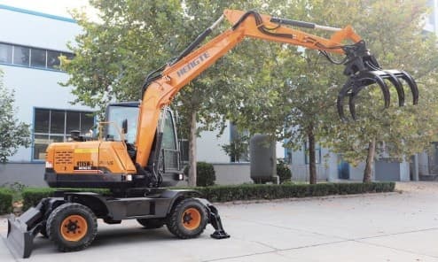 Колесный экскаватор HENGTE HT85W